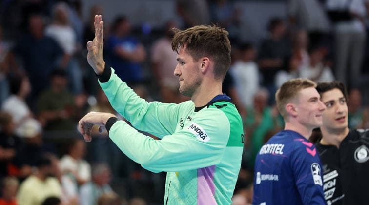 September 6, 2026, Germany, Stuttgart, Handball: TVB Stuttgart vs. Füchse Berlin, Mateusz Kornecki (TVB)