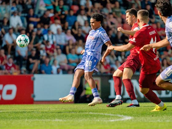 Tiago Poller, TSG Hoffenheim II, 20 on the ball, GER, Soccer, SG Sonnenhof Grossaspach vs. TSG Hoffenheim II, 3rd Division, Matchday 4, 2026–2027 Season, September 6, 2026 GER, Soccer, SG Sonnenhof Grossaspach vs. TSG Hoffenheim II, 3rd League, Matchday 4, 2026–2027 season, September 6, 2026 Aspach Copyright: xCarstenxSchweringx EP_CSG