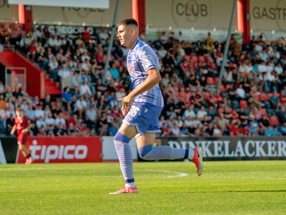 Jakov Dedic, TSG Hoffenheim II, 36 GER, Soccer, SG Sonnenhof Grossaspach vs. TSG Hoffenheim II, 3. Liga, Matchday 4, 2026–2027 Season, September 6, 2026 GER, Soccer, SG Sonnenhof Grossaspach vs. TSG Hoffenheim II, 3rd Division, Matchday 4, 2026–2027 season, September 6, 2026 Aspach Copyright: xCarstenxSchweringx EP_CSG