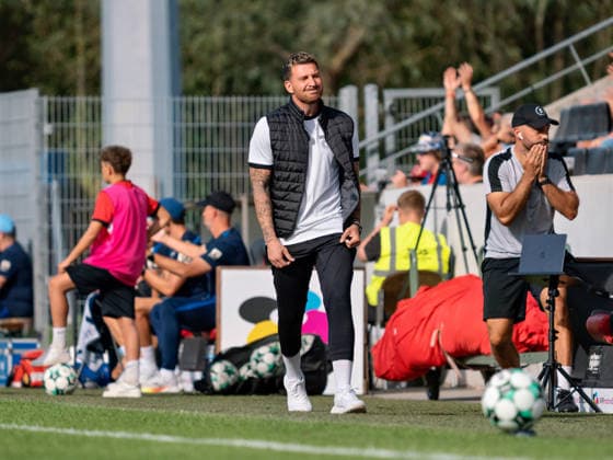 Pascal Reinhardt, SG Sonnenhof Grossaspach, Coach, GER, Soccer, SG Sonnenhof Grossaspach vs. TSG Hoffenheim II, 3rd Division, Matchday 4, 2026–2027 Season, September 6, 2026 GER, Soccer, SG Sonnenhof Grossaspach vs. TSG Hoffenheim II, 3rd Division, Matchday 4, 2026–2027 Season, September 6, 2026 Aspach Copyright: xCarstenxSchweringx EP_CSG
