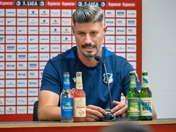 Stefan Kleineheismann, TSG Hoffenheim II, coach at the press conference, GER, soccer, SG Sonnenhof Grossaspach vs. TSG Hoffenheim II, 3. Liga, Matchday 4, 2026–2027 season, September 6, 2026 GER, Soccer, SG Sonnenhof Grossaspach vs. TSG Hoffenheim II, 3rd Division, Matchday 4, 2026–2027 season, September 6, 2026 Aspach Copyright: xCarstenxSchweringx EP_CSG