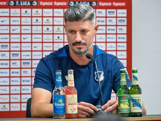 Stefan Kleineheismann, TSG Hoffenheim II, coach at the press conference, GER, soccer, SG Sonnenhof Grossaspach vs. TSG Hoffenheim II, 3. Liga, Matchday 4, 2026–2027 season, September 6, 2026, GER, Soccer, SG Sonnenhof Grossaspach vs. TSG Hoffenheim II, 3rd League, Matchday 4, 2026–2027 season, September 6, 2026, Aspach Copyright: xCarstenxSchweringx EP_CSG