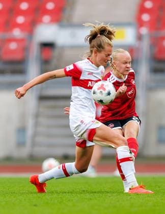 06.09.2026 - Fussball - Saison 2026 2027 - 1. Frauen - Fussball - Bundesliga - 03. Spieltag: 1. FC Nürnberg FCN ( Club ) - VfB Stuttgart - Sportfoto Zink DaMa - xdaxmax - Maxi Maximiliane Rall (8, VfB Stuttgart ) Keira Bednorz (21, 1. FC Nürnberg FCN ) *** September 6, 2026 Soccer Season 2026–2027 Women s Bundesliga Matchday 3 1 FC Nuremberg (FCN) vs. VfB Stuttgart Sports Photo by Zink DaMa xdaxmax Maxi Maximiliane Rall 8, VfB Stuttgart Keira Bednorz 21, 1 FC Nuremberg FCN