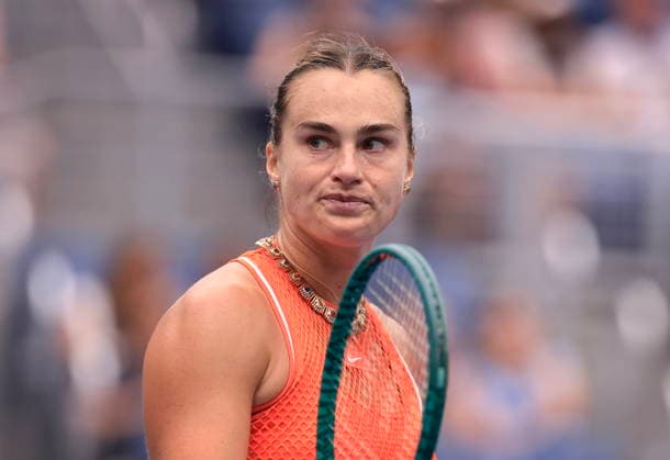US Open tennis tournament - Day 8 Aryna Sabalenka of Belarus reacts during her match against Taylor Townsend of the USA at the US Open Tennis Championships at the USTA Billie Jean King National Tennis Center in Flushing Meadows, New York, USA, 06 September 2026. The 2026 US Open tournament runs from 23 August through 13 September. FLUSHING MEADOWS NEW YORK United States  Copyright: xCRISTOBALxHERRERA-ULASHKEVICHx