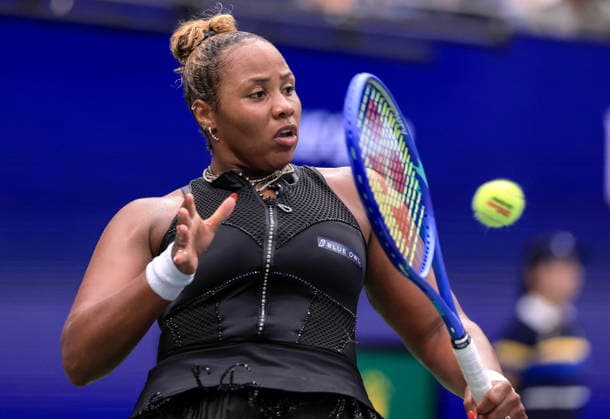 US Open tennis tournament - Day 8 Taylor Townsend of the USA in action against Aryna Sabalenka of Belarus during their Women s Singles match at the US Open Tennis Championships at the USTA Billie Jean King National Tennis Center in Flushing Meadows, New York, USA, 06 September 2026. The 2026 US Open tournament runs from 23 August through 13 September. FLUSHING MEADOWS NEW YORK United States  Copyright: xCRISTOBALxHERRERA-ULASHKEVICHx