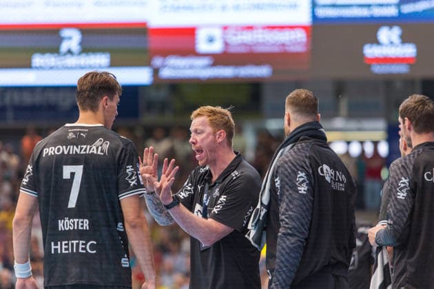 September 6, 2026: FRISCH AUF Göppingen vs. THW Kiel, Germany, Göppingen, September 6, 2026, Handball, Bundesliga, 2026–2027 Season, FRISCH AUF Göppingen vs. THW Kiel, Börge Lund, Coach of THW Kiel