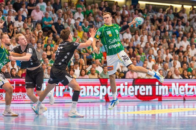 September 6, 2026 FRISCH AUF Göppingen vs. THW Kiel Germany, Göppingen, September 6, 2026, Handball, Bundesliga, 2026–2027 Season, FRISCH AUF Göppingen vs. THW Kiel Max Beneke FRISCH AUF Göppingen