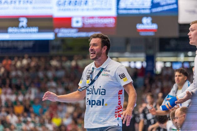 September 6, 2026 FRISCH AUF Göppingen vs. THW Kiel Germany, Göppingen, September 6, 2026, Handball, Bundesliga, 2026–2027 Season, FRISCH AUF Göppingen vs. THW Kiel Benjamin Matschke, Coach of FRISCH AUF Göppingen