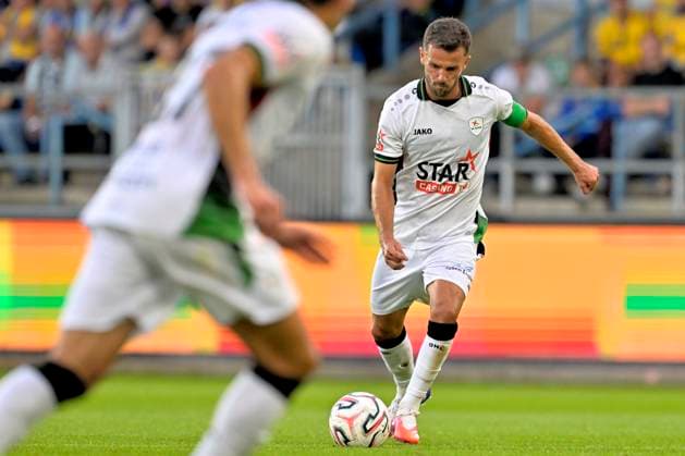 SK Beveren v OH Leuven - Jupiler Pro League BEVEREN, BELGIUM - SEPTEMBER 06 : Schrijvers Siebe forward of OH Leuven during the Jupiler Pro League match between SK Beveren and OH Leuven on September 6, 2026 in Beveren, Belgium, 06 09 2026 Beveren Belgium  Copyright: xSesx