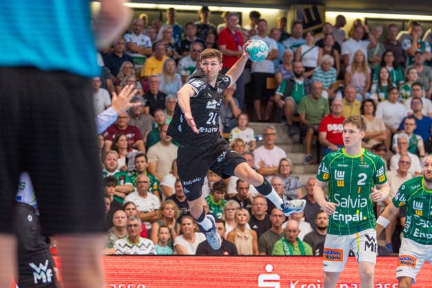 September 6, 2026: FRISCH AUF Göppingen vs. THW Kiel, Germany, Göppingen, September 6, 2026, Handball, Bundesliga, 2026–2027 Season, FRISCH AUF Göppingen vs. THW Kiel, Lukas Zerbe, THW Kiel