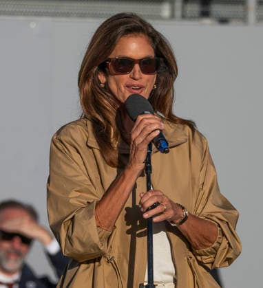 September 6, 2026, Crans-Montana, Valais, Switzerland: Crans-Montana Switzerland, 09 06 2026: The famous model CINDY CRAWFORD who is partnering with the tournament, said a few words. during Omega European Masters 2026, which is taking place in the famous ski resort that will host the upcoming Alpine World Ski Championships and took plat at Crans-Montana in Valais, Switzerland. Golf 2026: Omega European Masters: Final Day  - ZUMAd206 0866074804st Copyright: xEricxDubostx