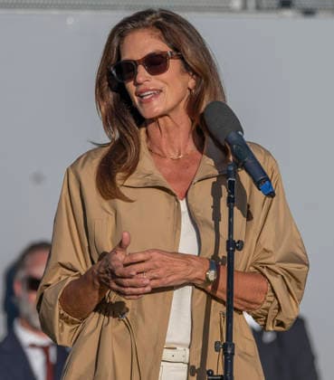 September 6, 2026, Crans-Montana, Valais, Switzerland: Crans-Montana Switzerland, 09 06 2026: The famous model CINDY CRAWFORD who is partnering with the tournament, said a few words. during Omega European Masters 2026, which is taking place in the famous ski resort that will host the upcoming Alpine World Ski Championships and took plat at Crans-Montana in Valais, Switzerland. Golf 2026: Omega European Masters: Final Day  - ZUMAd206 0866074809st Copyright: xEricxDubostx