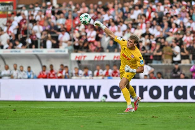 3rd Division: SC Fortuna Köln vs. Fortuna Düsseldorf, September 6, 2026, Cologne, GERMANY September 6. Pictured taking a throw-in: Lennart WINKLER, Fortuna Cologne 1. Isolated photo taken during the 3. Liga match between SC Fortuna Cologne and Fortuna Düsseldorf on Matchday 4 at the Südstadion in Cologne. Copyright: xBEAUTIFULxSPORTS Goldbergx