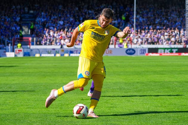 Mehmet Can Aydin (Eintracht Braunschweig, 8), Deutschland: Fussball, 2. Bundesliga, Saison 2026 27, 4. Spieltag, 06.09.2026, VfL Osnabrück vs Eintracht Braunschweig, Stadion Bremer Brücke (Osnabrück, Niedersachsen) *** Mehmet Can Aydin, Eintracht Braunschweig, 8, German Soccer, 2. Bundesliga, 2026–27 Season, Matchday 4, September 6, 2026, VfL Osnabrück vs. Eintracht Braunschweig, Bremer Brücke Stadium, Osnabrück, Lower Saxony Copyright: xLeonxFrickx