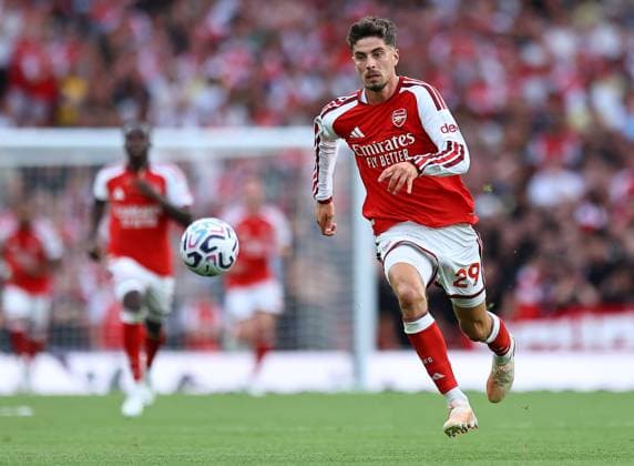 Kai Havertz of Arsenal Arsenal v Chelsea, Premier League, Football, Football, Emirates Stadium, London, UK - 06 Sep 2026London Emirates Stadium United Kingdom EDITORIAL USE ONLY No use with unauthorised audio, video, data, fixture lists, club league logos or live services. Online in-match use limited to 120 images, no video emulation. No use in betting, games or single club league player publications. Copyright: xMichaelxZemanek Shutterstockx 17135040cx