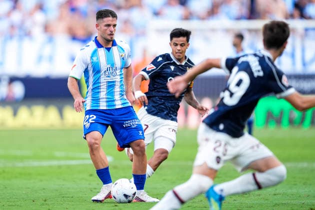 September 6, 2026, Malaga, Malaga, Spain: Dani Lorenzo of Malaga CF in action during the Spanish league, LaLiga EA Sports, football match played between Malaga CF and Levante UD at La Rosaleda stadium on September 6, 2026, in Malaga, Spain. Malaga Spain - ZUMAa181 20260906_zaa_a181_147 Copyright: xJoaquinxCorcherox