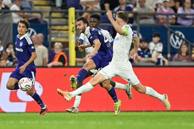 RSC Anderlecht v KRC Genk - Jupiler Pro League ANDERLECHT, BELGIUM - SEPTEMBER 06 : Llansana Enric midfielder of RSC Anderlecht during the Jupiler Pro League match between RSC Anderlecht and KRC Genk on September 6, 2026 in Anderlecht, Belgium, 06 09 2026 Anderlecht Belgium  Copyright: xDhax