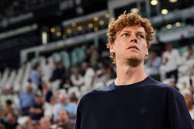 Jannik Sinner before the Serie A soccer match between Juventus Fc and Milan the Juventus Stadium in Turin, north west Italy - September 6, 2026. - Soccer  Copyright: xFabioxFerrari LaPressex