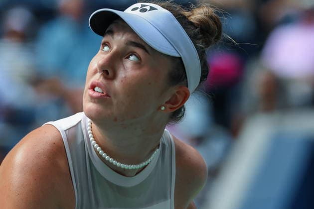 US Open tennis tournament - Day 8 Linda Noskova of Czechia during her match against Marta Kostyuk of Ukraine at the US Open Tennis Championships at the USTA Billie Jean King National Tennis Center in Flushing Meadows, New York, USA, 06 September 2026. The 2026 US Open tournament runs from 23 August through 13 September. FLUSHING MEADOWS NEW YORK United States  Copyright: xOLGAxFEDOROVAx