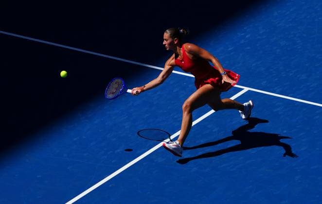 Marta Kostyuk 2026 US Open, Day Eight, USTA Billie Jean King National Tennis Center, New York, USA - 06 Sep 2026New York USTA Billie Jean King National T New York (NY) United States of America EDITORIAL USE ONLY No use with unauthorised audio, video, data, fixture lists, club league logos or live services. Online in-match use limited to 120 images, no video emulation. No use in betting, games or single club league player publications. Copyright: xJavierxGarcia Shutterstockx 17137666p