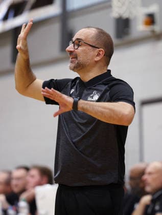 September 6, 2026, Germany, Ludwigsburg, Basketball: MHP Riesen Ludwigsburg vs. Elan Chalon, Coach Carles Duran Ortega (LB)