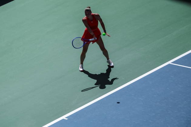 US Open tennis tournament - Day 8 Marta Kostyuk of Ukraine in action against Linda Noskova Czechia during their Women™s Singles match at the US Open Tennis Championships at the USTA Billie Jean King National Tennis Center in Flushing Meadows, New York, USA, 06 September 2026. The 2026 US Open tournament runs from 23 August through 13 September. FLUSHING MEADOWS NEW YORK United States  Copyright: xOLGAxFEDOROVAx