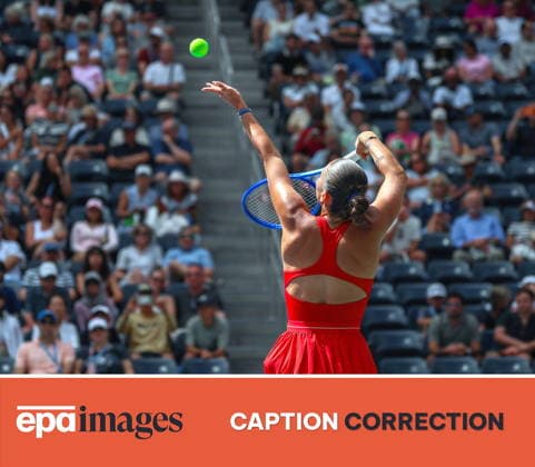 US Open tennis tournament - Day 8 (CORRECTION) This is to amend images epa13217946 epa13217947 epa13217948 epa13217949 epa13217950 epa13217951 issued on 06 September 2026, correcting name to Marta Kostyuk of Ukraine (not: Linda Noskova of Czechia). The revised caption reads: epa13217946 Marta Kostyuk of Ukraine in action against Linda Noskova of Czechia during their Women™s Singles match at the US Open Tennis Championships at the USTA Billie Jean King National Tennis Center in Flushing Meadows, New York, USA, 06 September 2026. The 2026 US Open tournament runs from 23 August through 13 September. FLUSHING MEADOWS NEW YORK United States  Copyright: xOLGAxFEDOROVAx