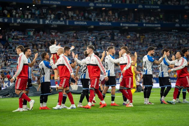 ESP LaLiga EA Sports RCD Espanyol vs. Sevilla FC presentation during the LaLiga EA Sports match between RCD Espanyol and Sevilla FC, played at RCDE Stadium in El Prat de Llobregat, Barcelona, on September 6, 2026, in Spain. Spanish Soccer Copyright: xAgenciaxLOFx