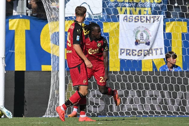 SOCCER - Serie A - Frosinone Calcio vs. Venezia FC Photo by IPA ABACAPRESS.COM88204388 - Richie Sagrado of Venezia celebrates scoring a goal during the 2026–2027 Serie A match between Frosinone and Venezia at Benito Stirpe Stadium in Frosinone, Italy, on September 6, 2026. Mattia Vian Frosinone Italy  Copyright: xIPAxSport ABACAx