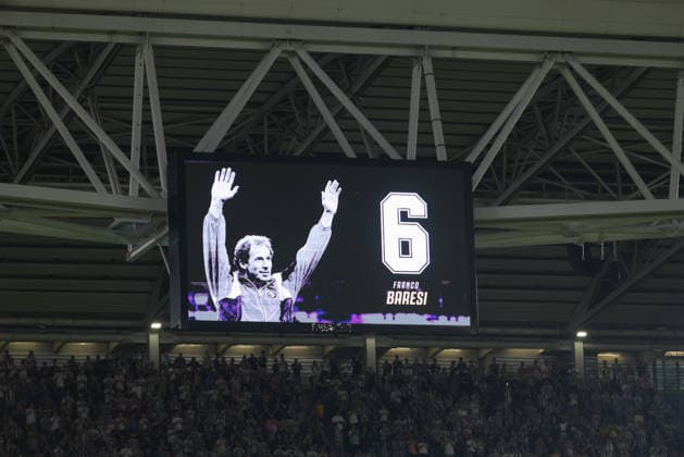 2026-09-06 Juventus v AC Milan - Serie A 2026 27 TURIN, ITALY - SEPTEMBER 6: Franco Baresi of AC Milan during the Serie A 2026 27 match between Juventus and AC Milan at Allianz Stadium on September 6, 2026 in Turin, Italy. (Photo by Nderim Kaceli BSR Agency) Turin Italy Content not available for redistribution in The Netherlands directly or indirectly through any third parties. Copyright: xBSRxAgencyx