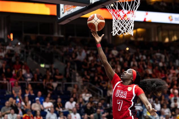 Kahleah Copper (USA), No. 7, on a layup, GER, Italy vs. USA, Basketball, 2026 FIBA Women’s World Cup, Group Stage, Matchday 2, September 6, 2026, GER, Italy vs. USA, Basketball, 2026 FIBA Women’s World Cup, Group Stage, Matchday 2, September 6, 2026, Berlin Copyright: xEibner-Pressefoto MaxxVincenx EP_MVN