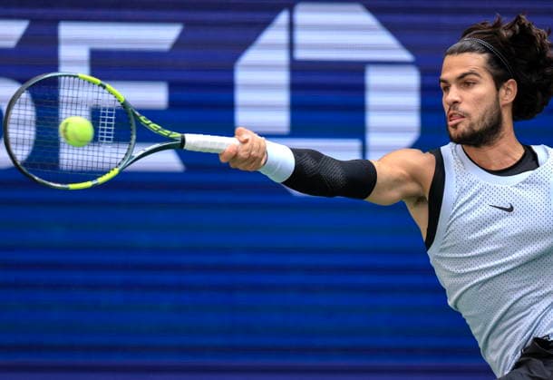 US Open tennis tournament - Day 8 Carlos Alcaraz of Spain in action against Tommy Paul of the USA during their Men s Singles match of the US Open Tennis Championships at the USTA Billie Jean King National Tennis Center in Flushing Meadows, New York, USA, 06 September 2026. The 2026 US Open tournament runs from 23 August through 13 September. FLUSHING MEADOWS NEW YORK United States  Copyright: xCRISTOBALxHERRERA-ULASHKEVICHx