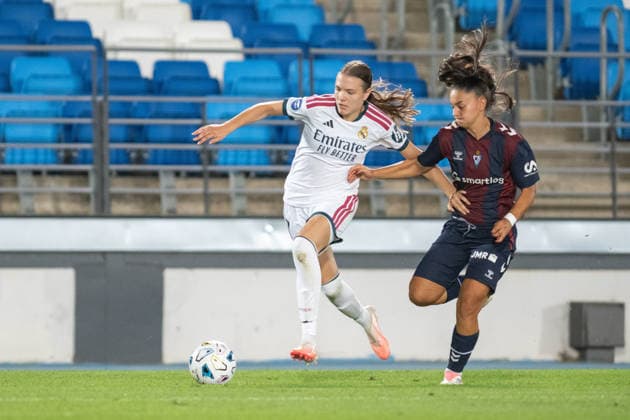 MADRID, SPAIN - SEPTEMBER 6: Lotte Keukelaar (7) of Real Madrid during the Liga F matchday 2 season 2026-27 between Real Madrid and SD Eibar on September 6, 2026 in Madrid, Spain. Copyright: xAdelinaxCobos SPPx Sportspressphoto_SPR225368