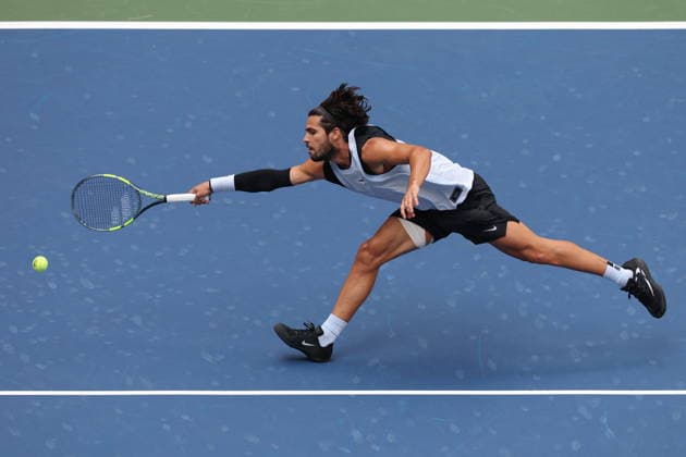 US Open tennis tournament - Day 8 Carlos Alcaraz of Spain in action against Tommy Paul of the US during the Men s Singles round of 16 at the US Open Tennis Championships in Flushing Meadows, New York, USA, 06 September 2026. FLUSHING MEADOWS NEW YORK United States  Copyright: xBRIANxHIRSCHFELDx