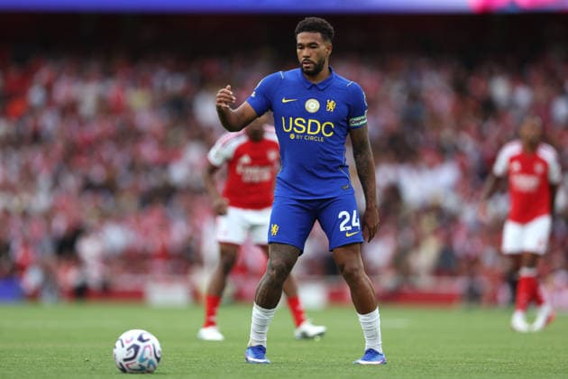 Arsenal gegen Chelsea, 6. September 2026, London, Premier League, Fußball, Arsenal gegen Chelsea, Reece James von Chelsea, Foto: Charlotte Wilson, Offside, London, Großbritannien Copyright: xCharlottexWilsonx xOffsidexOffside