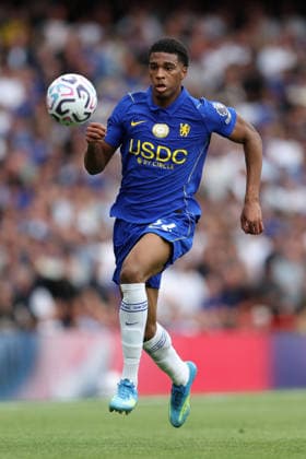 Arsenal gegen Chelsea, 6. September 2026, London, Premier League, Fußball, Arsenal gegen Chelsea, Josh Acheampong von Chelsea, Foto: Charlotte Wilson, Offside, London, Großbritannien Copyright: xCharlottexWilsonx xOffsidexOffside