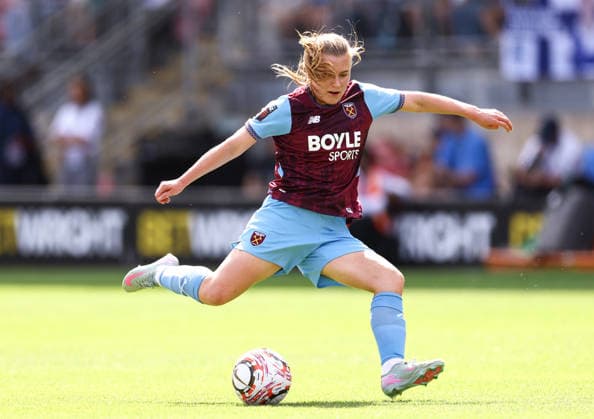 Spurs gegen West Ham Women, 6. September 2026, London Women’s Super League: Tottenham Hotspur gegen West Ham United. Oona Siren von West Ham United. Foto: Jacques Feeney. Abseits. London, Großbritannien  Copyright: xJacquesxFeeneyx xOffsidexOffside