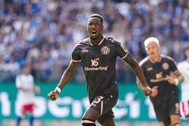 Torjubel nach Tor zum 0:1 Sheraldo Becker (1. FSV Mainz 05, 23) GER, Hamburger SV vs. 1. FSV Mainz 05, Fußball, 1. Bundesliga, Spieltag 02, Saison 2026 2027, 06.09.2026 DFL REGULATIONS PROHIBIT ANY USE OF PHOTOGRAPHS AS IMAGE SEQUENCES AND OR QUASI-VIDEO GER, Hamburger SV vs. 1. FSV Mainz 05, Fußball, 1. Bundesliga, Spieltag 02, Saison 2026 2027, 06.09.2026 Hamburg *** Goal celebration after Sheraldo Becker’s goal to make it 0–1, 1 FSV Mainz 05, 23 GER, Hamburger SV vs. 1 FSV Mainz 05, Soccer, Bundesliga 1, Matchday 02, 2026–2027 season, September 6, 2026 DFL regulations prohibit any use of photographs as image sequences and or quasi-video GER, Hamburger SV vs. 1 FSV Mainz 05, soccer, 1st Bundesliga, Matchday 2, 2026–2027 Season, September 6, 2026, Hamburg Copyright: xEibner-Pressefoto MarcelxvonxFehrnx EP_MFN