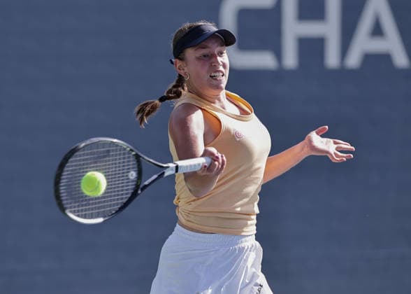 Anna Pircher (AUT), Girls Singles, US Open Championships, Billie Jean King National Tennis Center, Flushing Meadows, New York, USA; Tennis; US Open 2026; Grand Slam; Billie Jean King Tennis Center; New York; New York; USA; September 6, 2026 Copyright: xJuergenxHasenkopfx