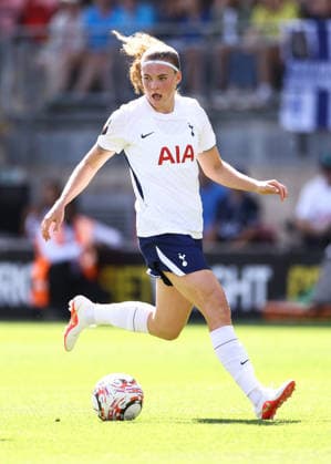 Spurs gegen West Ham Women, 6. September 2026, London Women’s Super League: Tottenham Hotspur gegen West Ham United. Signe Gaupset von Tottenham Hotspur. Foto: Jacques Feeney. Abseits. London, Großbritannien  Copyright: xJacquesxFeeneyx xOffsidexOffside