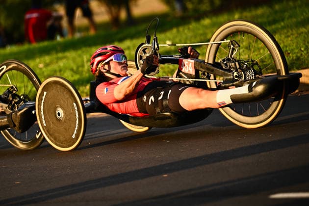 2026 UCI Para-cycling Road World Championships Picture by Olly Hassell SWpix.com - 06 09 2026 - Cycling - 2026 UCI Para-cycling Road World Championships - Huntsville, Alabama, United States of America - Women H4 Road Race - Suzanna Tangen (Norway) Huntsville Cummings Research Park United States of America Copyright: x xSWpix.comx(t axPhotographyxHubxLtd)xOllyxHassell SWpix.comx SWP-3030-23333