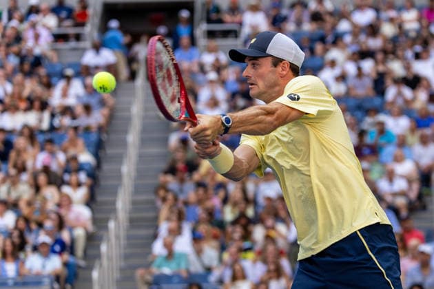 Tennis 2026: US Open, September 6, 2026 September 6, 2026: Tommy Paul (USA) in action against Carlos Alcaraz (ESP) during their Round 4 match at the US Open on September 6, 2026, held at the USTA Billie Jean King National Tennis Center in New York City. (Credit Image: Â Bernie Haley Cal Media) New York City New York USA EDITORIAL USE ONLY Copyright: xx ZUMA-20260906_zma_c04_087.jpg BerniexHaleyx csmphotothree518376