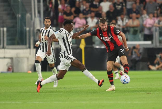 SOCCER - Serie A - Juventus FC vs. AC Milan Photo by IPA ABACAPRESS.COM88213873 - Strahinja Pavlovic of AC Milan during the Italian Serie A 2026–27 season soccer match between Juventus FC and AC Milan on September 6, 2026, at Allianz Stadium in Turin, Italy. Photo by Nderim KACELI Turin Italy  Copyright: xIPAxSport ABACAx