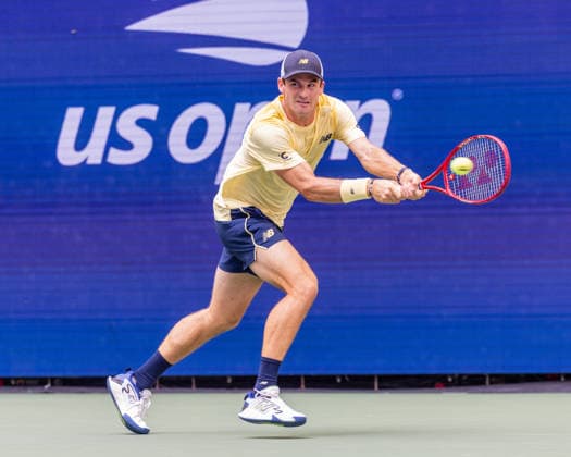 September 6, 2026: Tommy Paul (USA) in action against Carlos Alcaraz (ESP) during their Round 4 match at the US Open on September 6, 2026, held at the USTA Billie Jean King National Tennis Center in New York City. New York City USA - ZUMAc04_ 20260906_zma_c04_091 Copyright: xBerniexHaleyx
