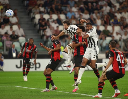 SOCCER - Serie A - Juventus FC vs. AC Milan Photo by IPA ABACAPRESS.COM88214616 - Federico Gatti of Juventus FC scoring a goal during the 2026 27 Italian Serie A soccer match between Juventus FC and AC Milan on September 6, 2026, at Allianz Stadium in Turin, Italy. Photo by Nderim KACELI Turin Italy  Copyright: xIPAxSport ABACAx