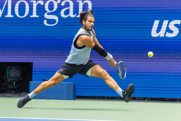 September 6, 2026: Carlos Alcaraz (ESP) in action against Tommy Paul (USA) during their Round 4 match at the US Open on September 6, 2026, held at the USTA Billie Jean King National Tennis Center in New York City. New York City USA - ZUMAc04_ 20260906_zma_c04_099 Copyright: xBerniexHaleyx