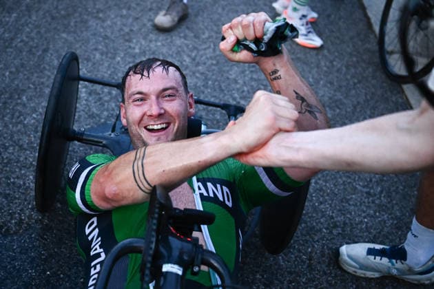2026 UCI Para-cycling Road World Championships Picture by Olly Hassell SWpix.com - 06 09 2026 - Cycling - 2026 UCI Para-cycling Road World Championships - Huntsville, Alabama, United States of America - Men H3 Road Race - Steven McGowan (Ireland) Huntsville Cummings Research Park United States of America Copyright: x xSWpix.comx(t axPhotographyxHubxLtd)xOllyxHassell SWpix.comx SWP-3030-23376