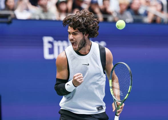 Carlos Alcaraz, Men s Singles, US Open Championships, Billie Jean King National Tennis Center, Flushing Meadows, New York, USA, Tennis US Open 2026 Grand Slam Billie Jean King Tennis Center New York New York USA September 6, 2026 Copyright: xJuergenxHasenkopfx