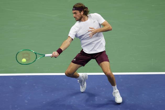 US Open tennis tournament - Day 8 Stefanos Tsitsipas of Greece in action against Ben Shelton of the US during the Men s Singles round of 16 of the US Open Tennis Championships in Flushing Meadows, New York, USA, 06 September 2026. FLUSHING MEADOWS NEW YORK United States  Copyright: xBRIANxHIRSCHFELDx