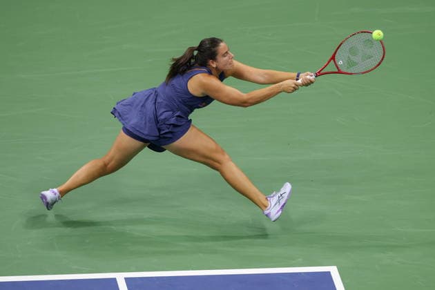 US Open tennis tournament - Day 8 Emma Navarro of the USA in action against Anna Kalinskaya of Russia during the Women s Singles round of 16 match of the US Open Tennis Championships in Flushing Meadows, New York, USA, 06 September 2026. FLUSHING MEADOWS NEW YORK United States  Copyright: xBRIANxHIRSCHFELDx